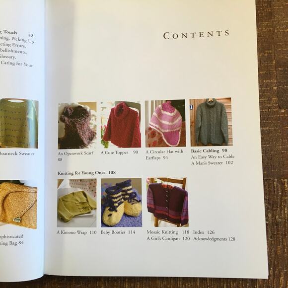 Get Knitting! Knit Pattern and Stitch Guide Casting Binding Off Stitches Book - Picture 4 of 5